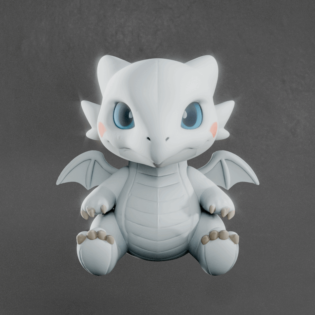 White Dragon Plushie